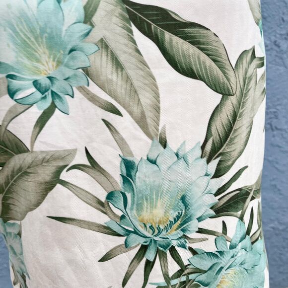 Vintage Silk Tank Top Shell by Tommy Bahama Medium Tropical Vacation - Picture 3 of 10